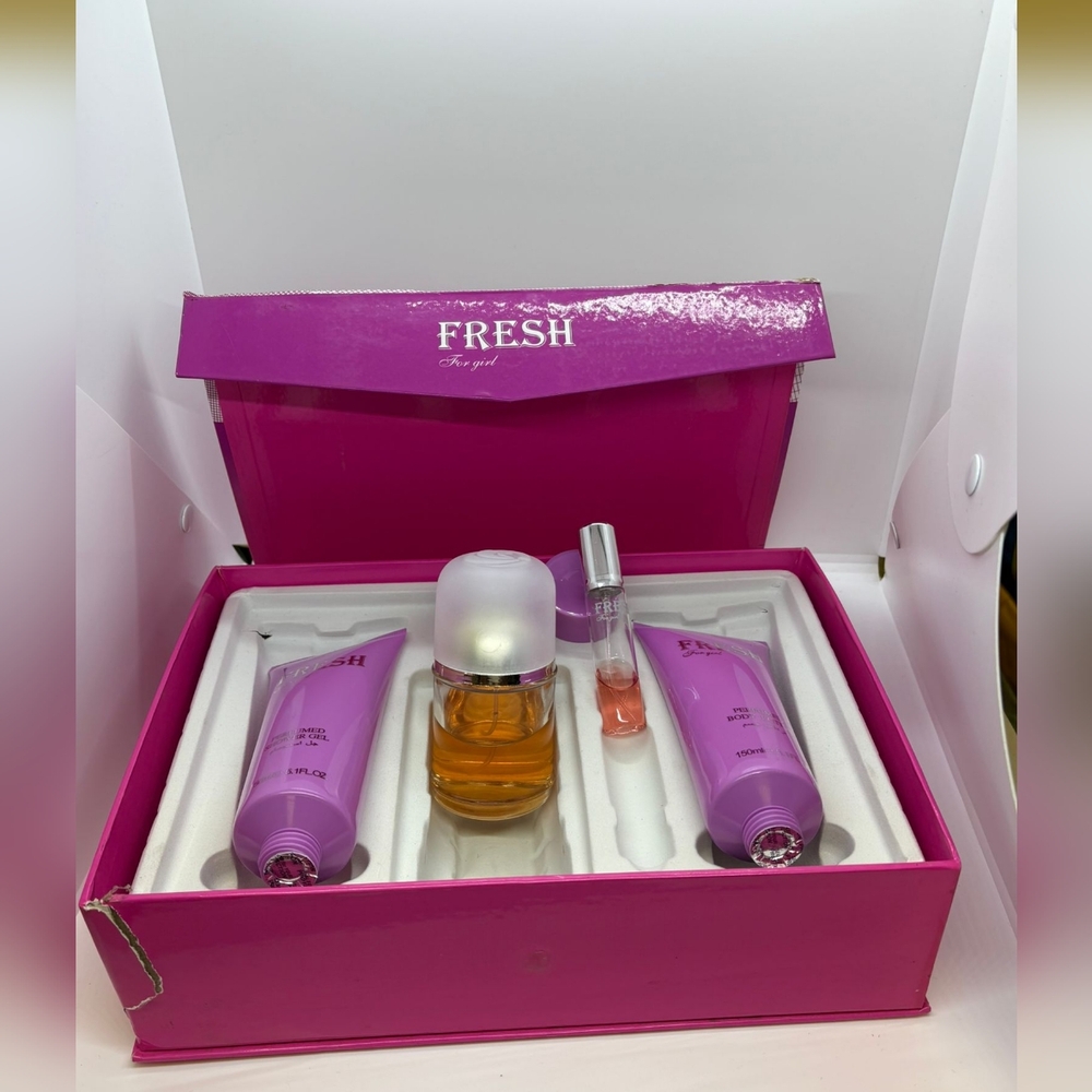 Fresh Beauty Set with Pink and Purple Accents